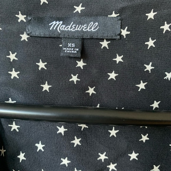 Madewell - Silk Shirt sz x-small NWOT - Picture 8 of 8